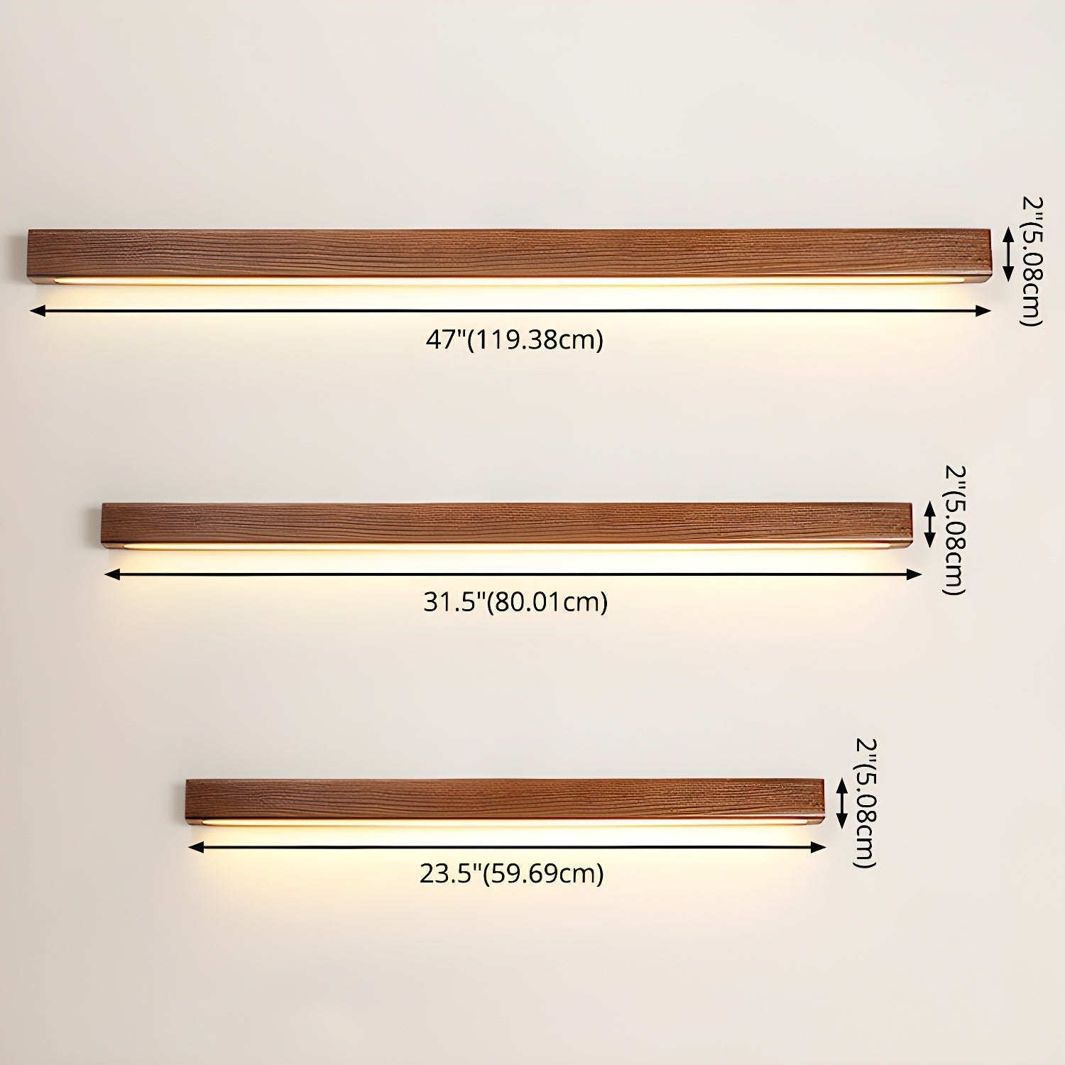 Arlo Linear Wood Wall Light 1001 Wall lamp