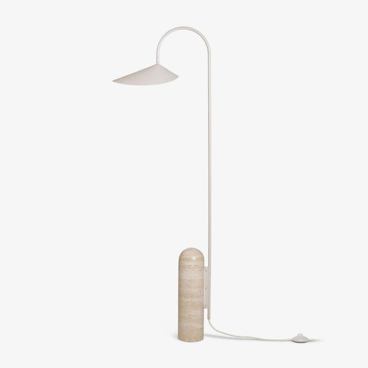 Arum Floor Lamp L 16.9″ x W 11.8″ x H 53.5″ / Beige / US Plug 1001 Floor lamp