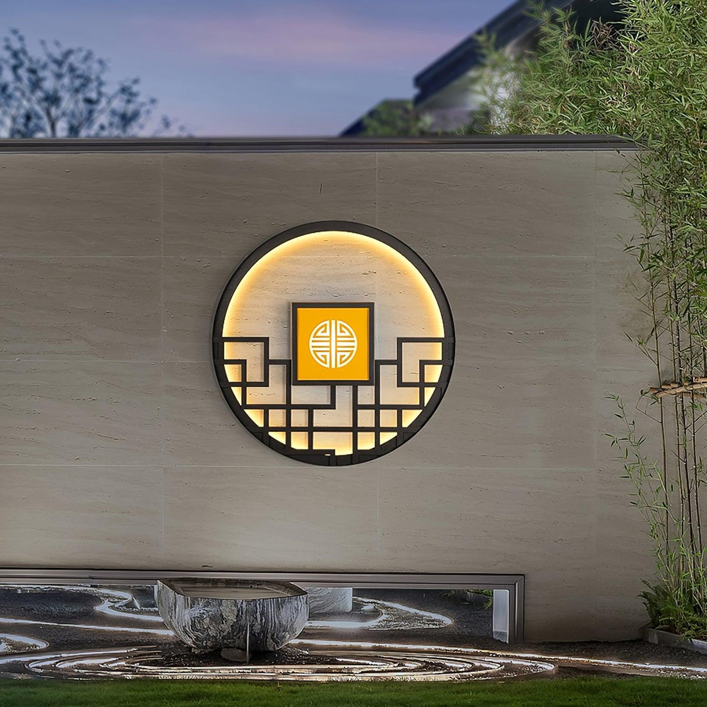 Round Outdoor Wall Light Wall lamp