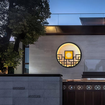 Round Outdoor Wall Light Wall lamp