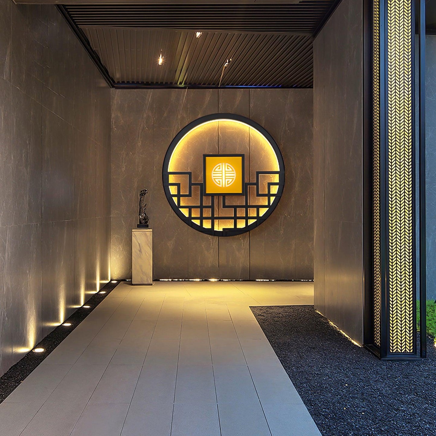 Round Outdoor Wall Light Wall lamp