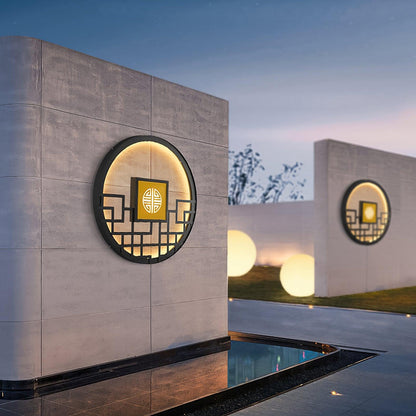 Round Outdoor Wall Light Wall lamp