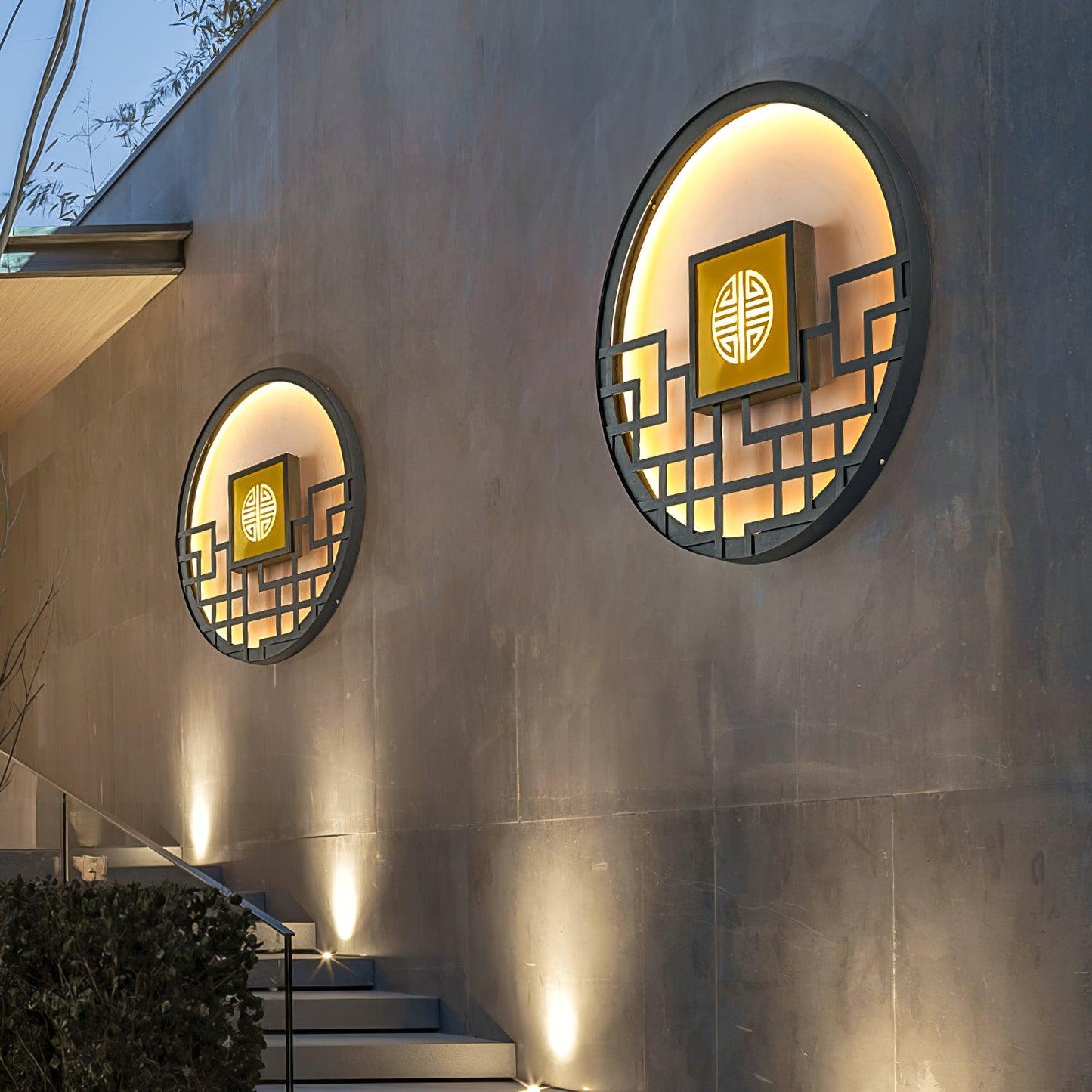 Round Outdoor Wall Light Wall lamp