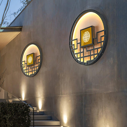 Round Outdoor Wall Light Wall lamp