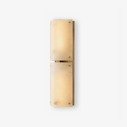 Aurelia Double Panel Alabaster Wall Light