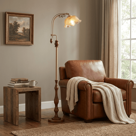 Aurelia Scroll Floor Lamp