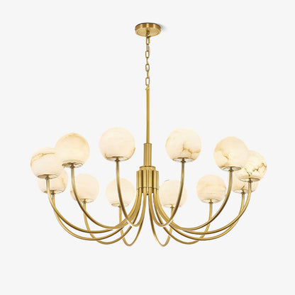 Aurelian Alabaster Globe Chandelier
