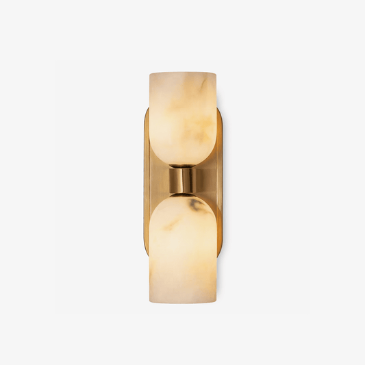 Aurelian Twin Alabaster Wall Light