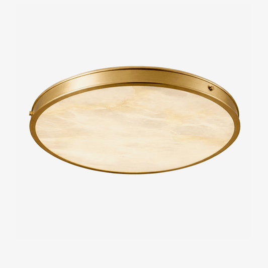 Aureon Alabaster Round Ceiling Lamp