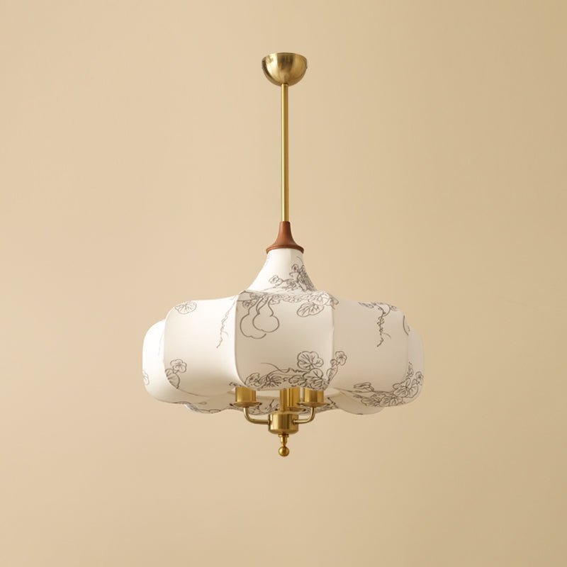Aurora Bloom Pendant Light ∅ 19.7″ x H 18.9″ / Dia 50cm x H 48cm / Rod / Patterned Pendant light