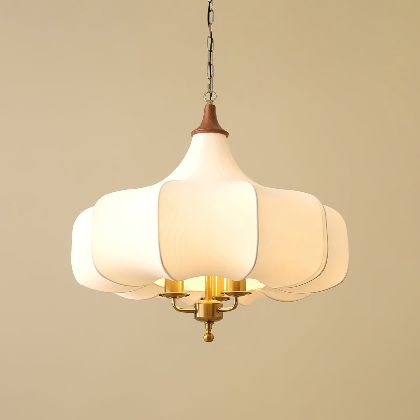 Aurora Bloom Pendant Light ∅ 19.7″ x H 18.9″ / Dia 50cm x H 48cm / Chain / Plain Pendant light