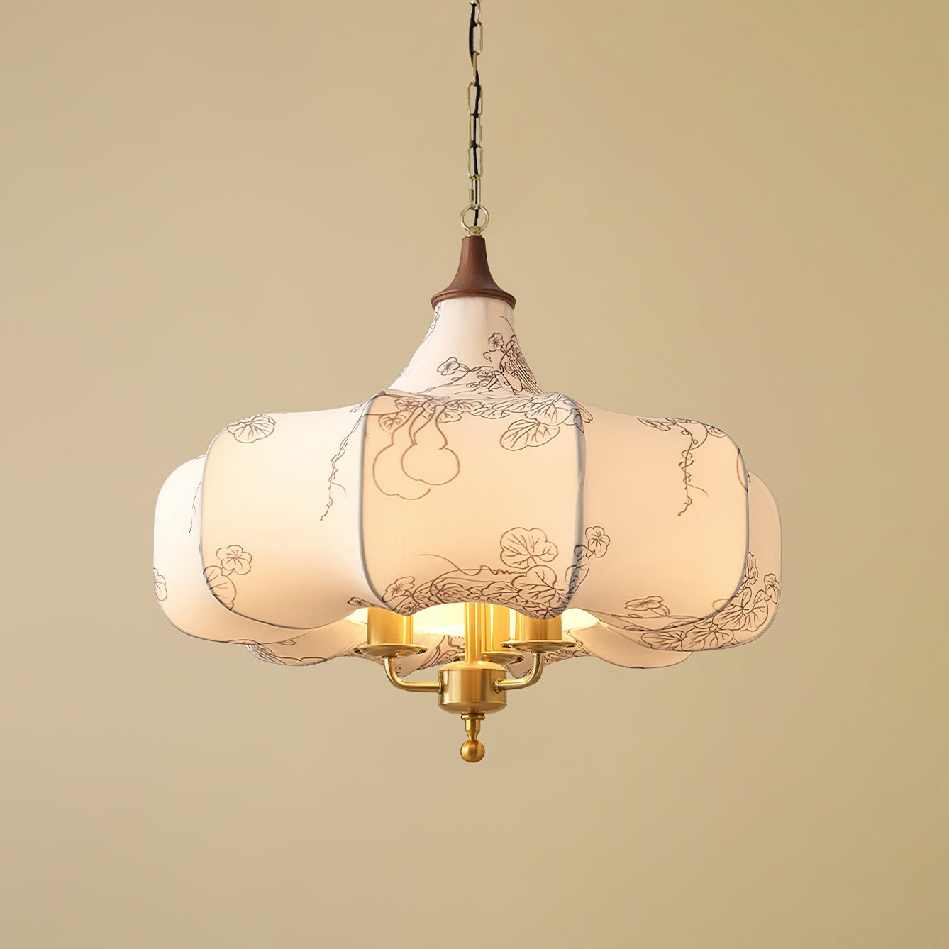 Aurora Bloom Pendant Light ∅ 19.7″ x H 18.9″ / Dia 50cm x H 48cm / Chain / Patterned Pendant light