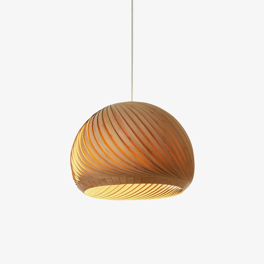 Aurora Whorl Wood Pendant Lamp Pendant light