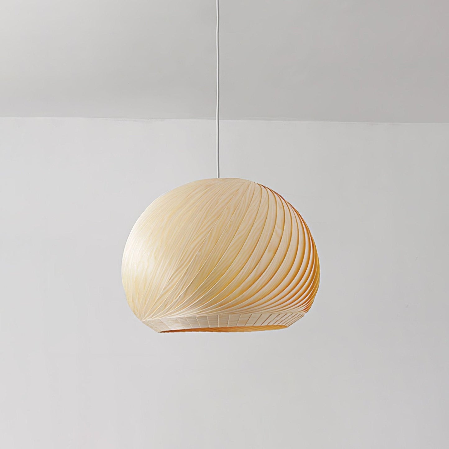 Aurora Whorl Wood Pendant Lamp Pendant light