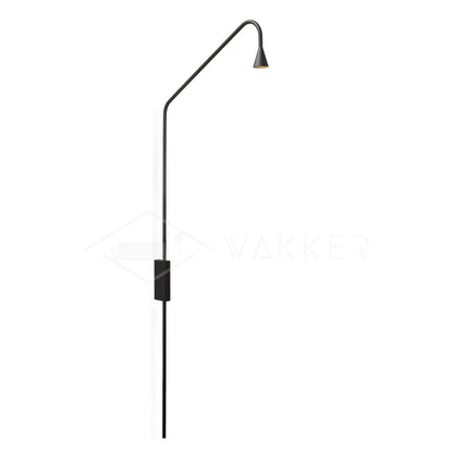 Zen Harmony Wall Lamp ∅ 17.7″ x H 45.3″ / Dia 45cm x H 115cm / Black / US plug Wall lamp