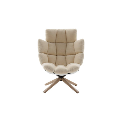Husk Swivel High Armchair