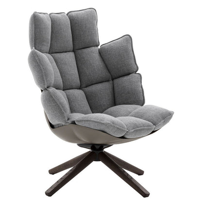 Husk Swivel High Armchair