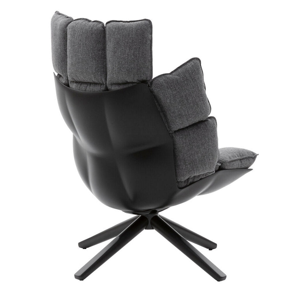 Husk Swivel High Armchair