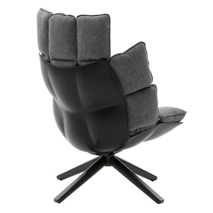 Husk Swivel High Armchair