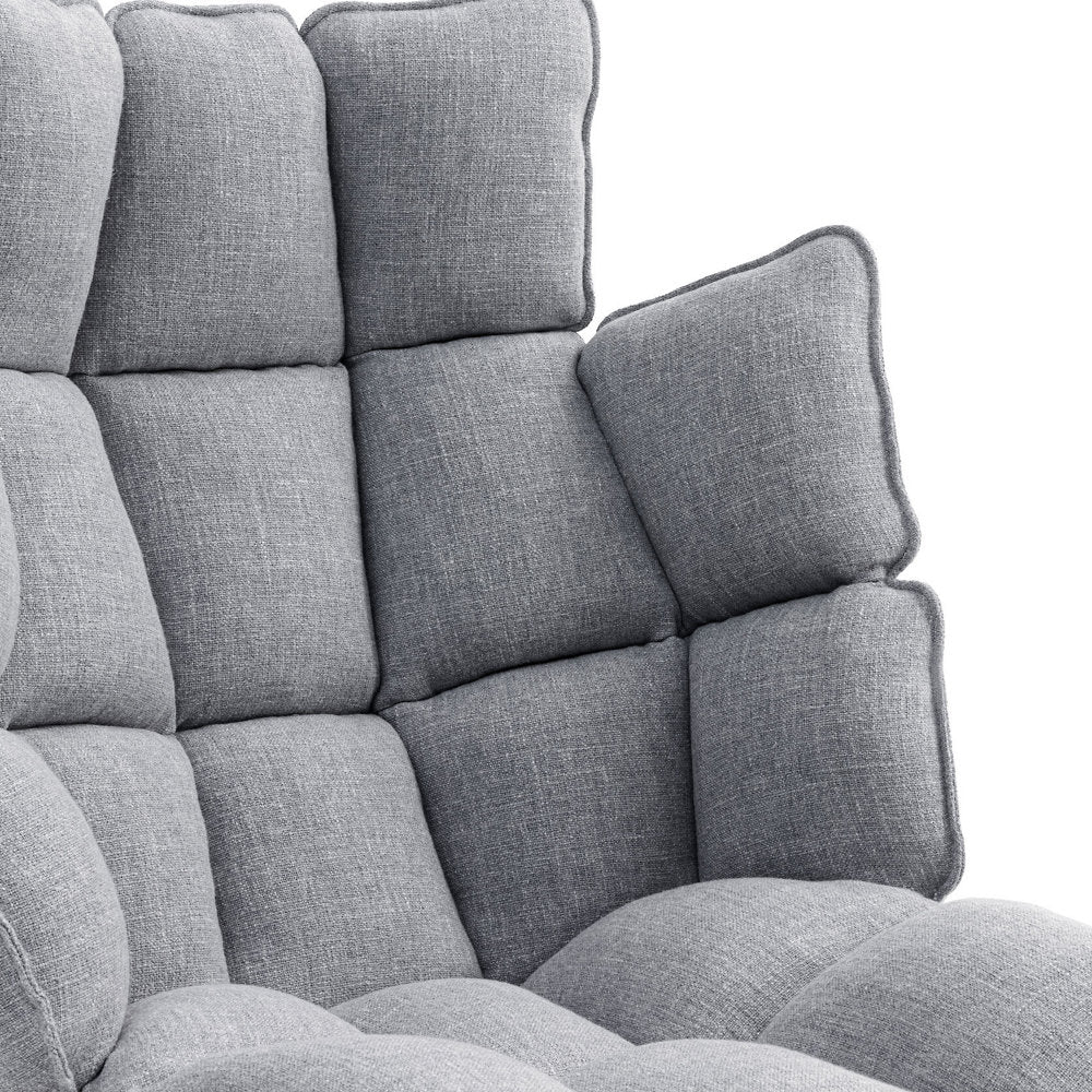 Husk Swivel High Armchair