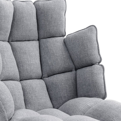 Husk Swivel High Armchair