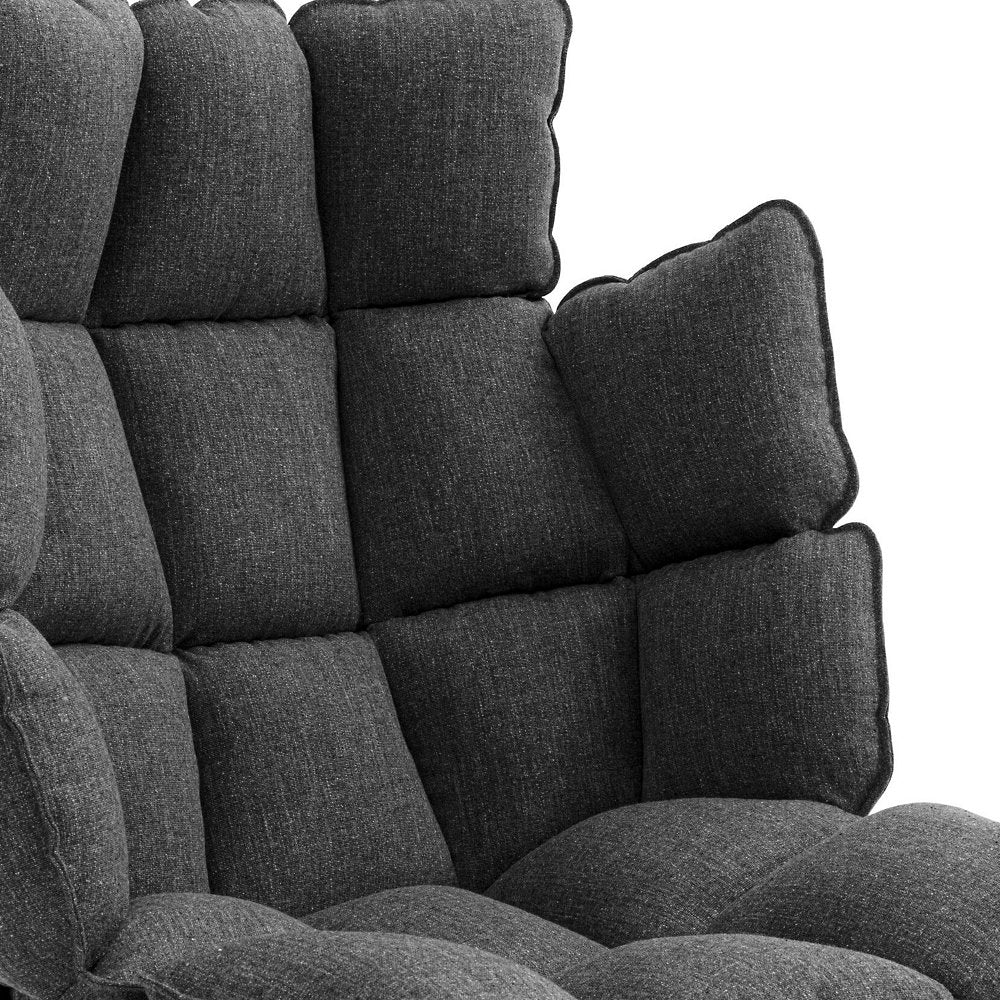 Husk Swivel High Armchair