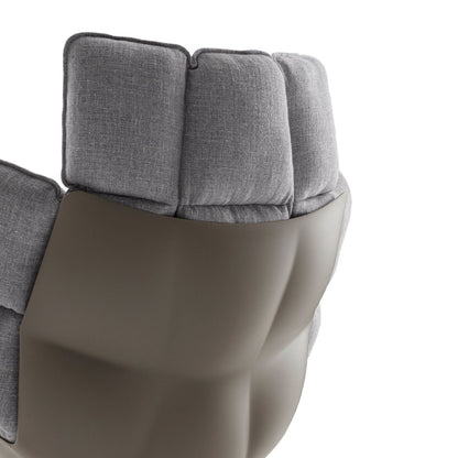 Husk Swivel High Armchair