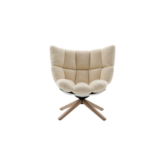 Husk Swivel Armchair