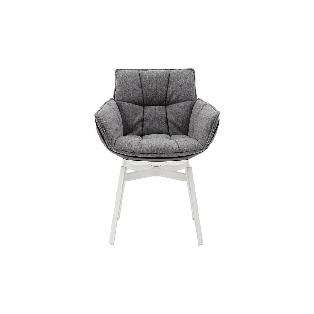 Husk Armchair with Painted Base