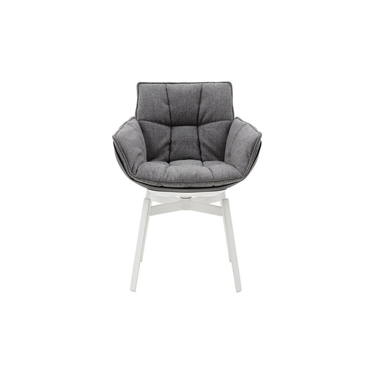 Husk Armchair with Painted Base