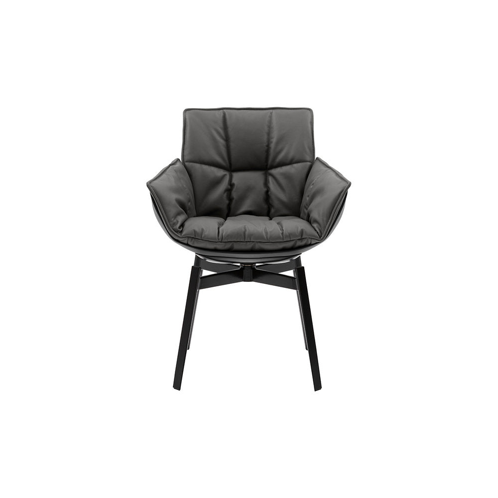 Husk Armchair with Painted Base