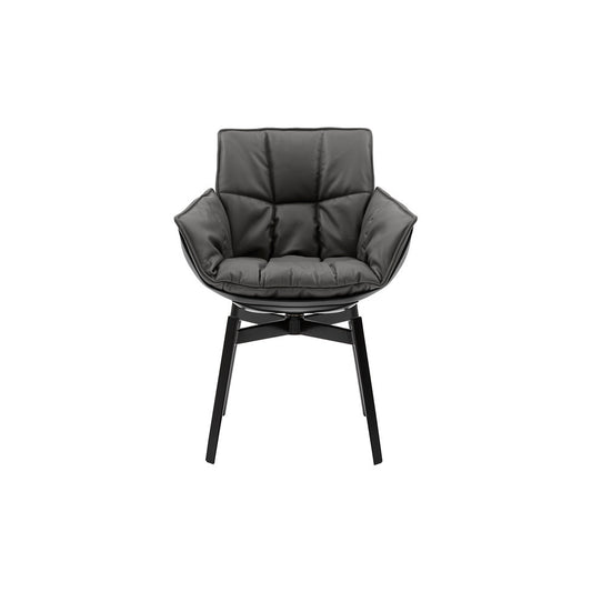 Husk Armchair with Painted Base