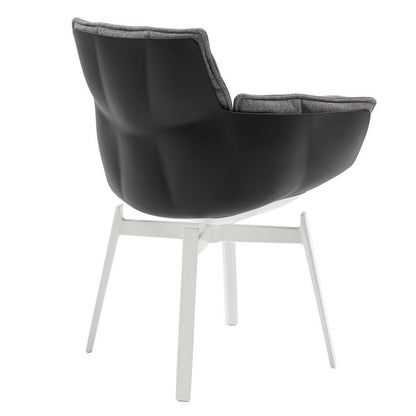 Husk Armchair with Painted Base