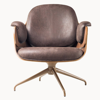 Low Lounger Lounge Chair with Swivel Base