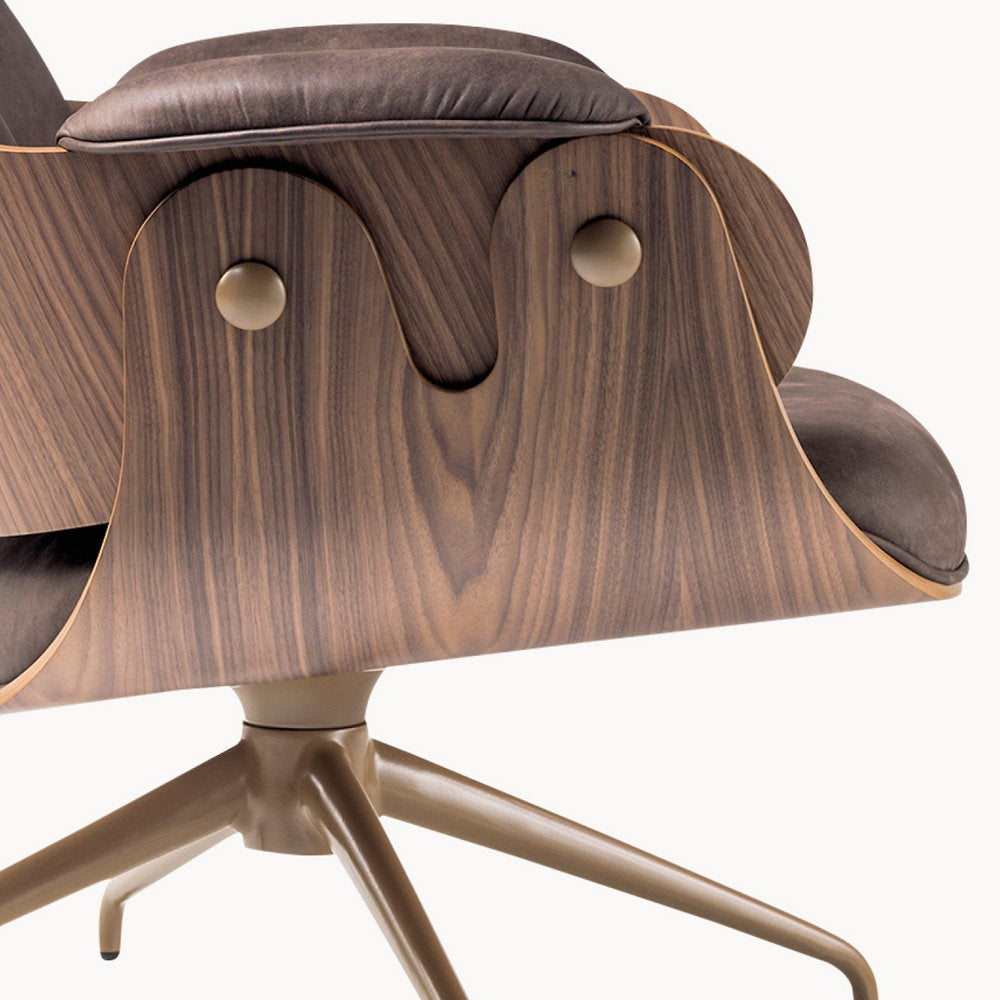 Low Lounger Lounge Chair with Swivel Base