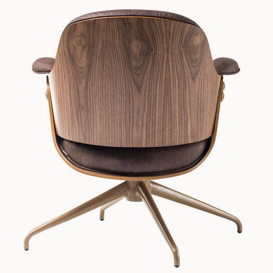 Low Lounger Lounge Chair with Swivel Base