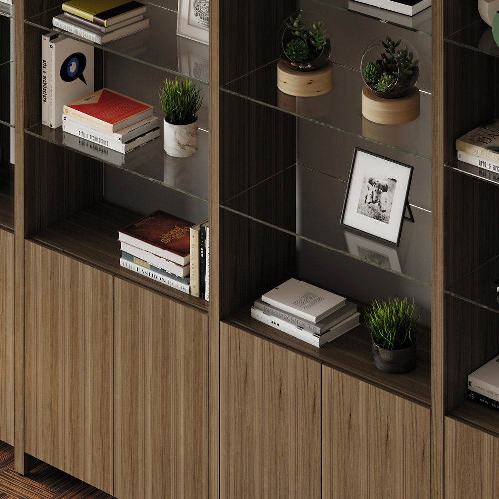 Linea Shelf 5802 + 5802A + 5802A Shelving System