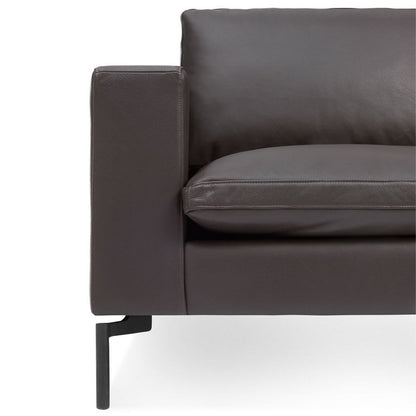 New Standard Leather Sofa with Chaise