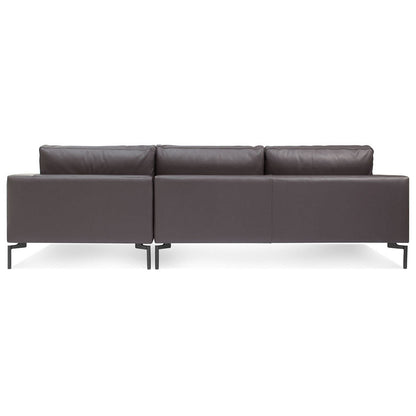 New Standard Leather Sofa with Chaise