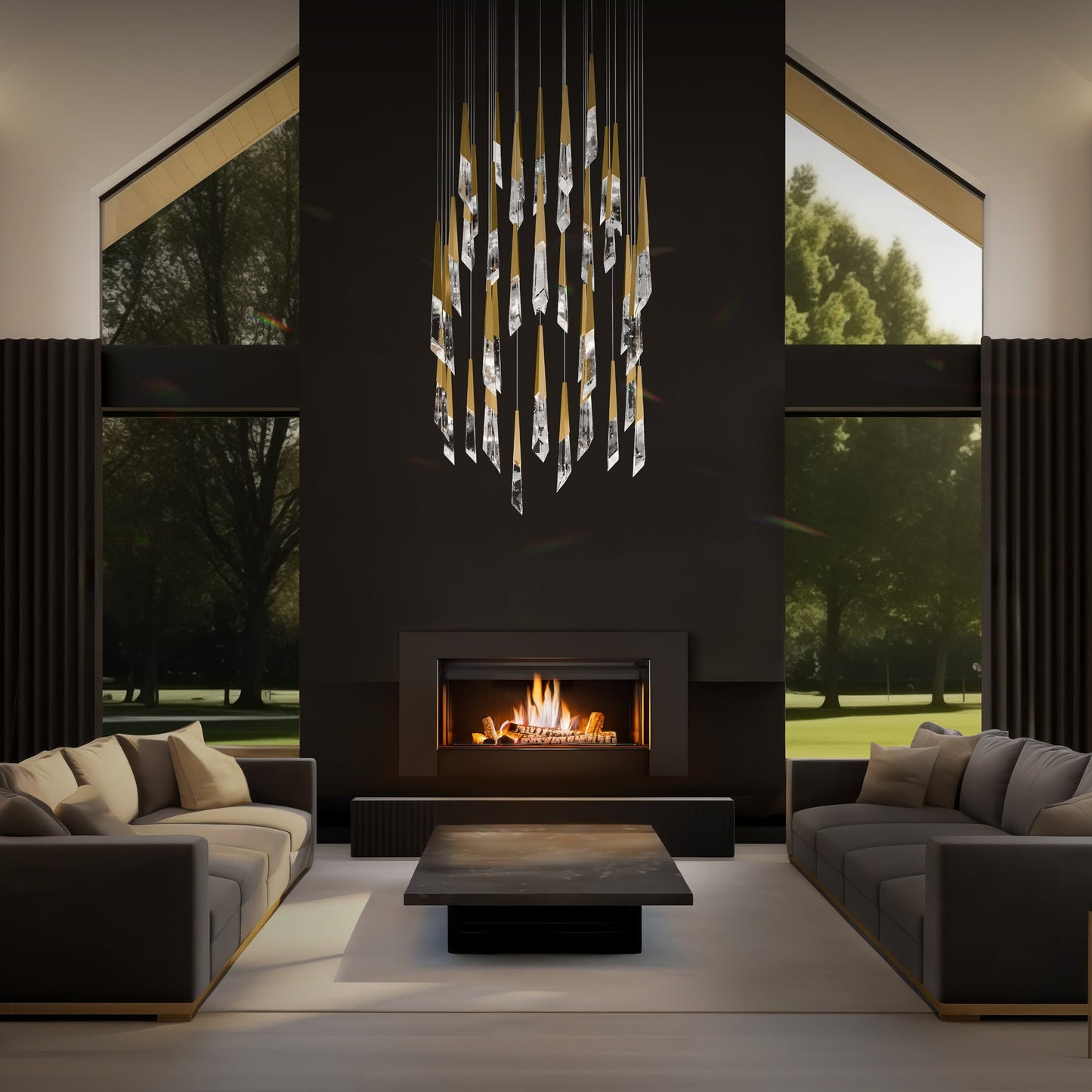 Schonbek Solitude BPD31441S Multi-Light Pendant