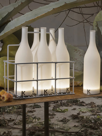 Bacco Built-in Battery Table Lamp ∅ 3.9″ x H 13.8″ / Dia 10cm x H 35cm / White & Warm Light / Touch Switch Table lamp