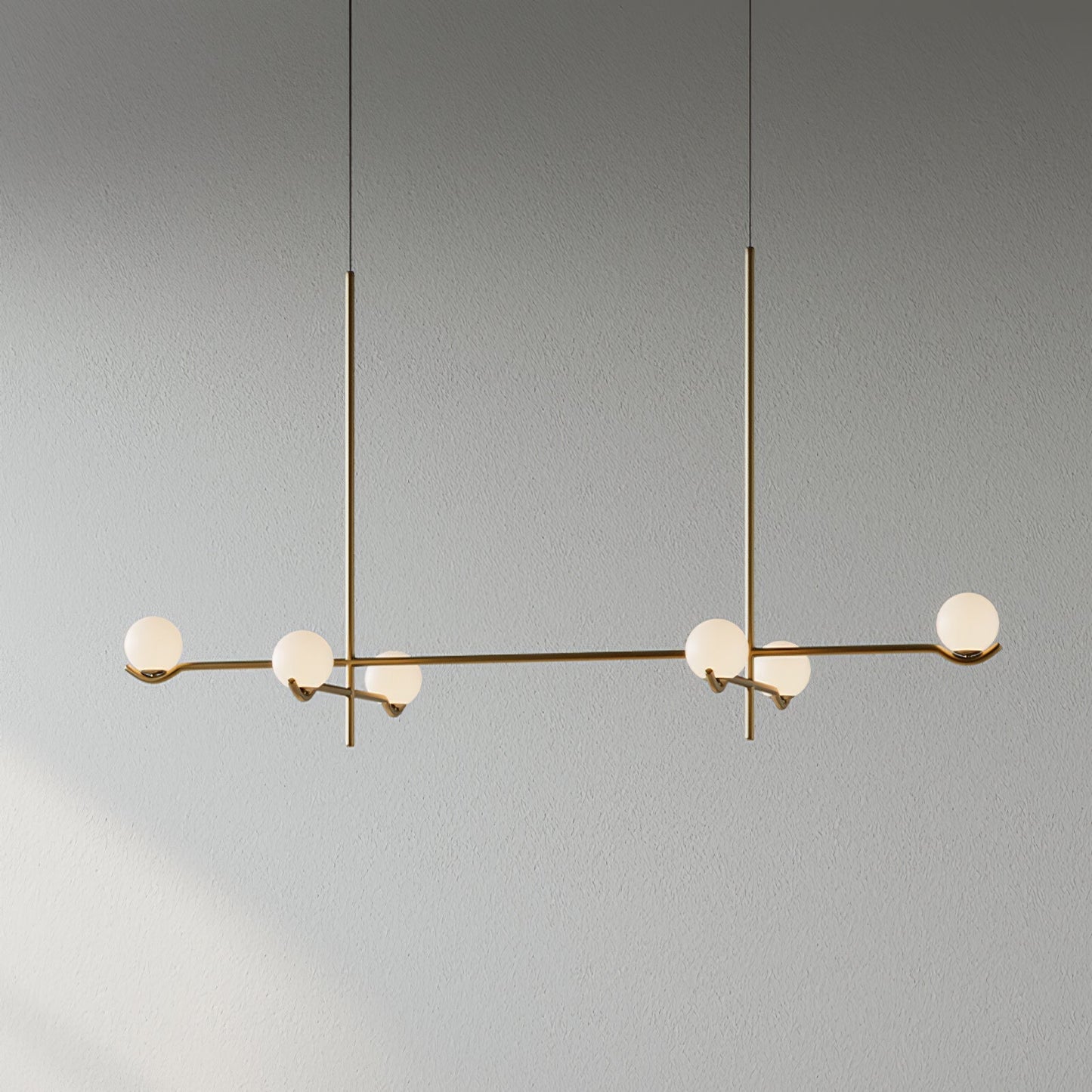 Baer Pendant Light 6-Lights ∅ 47.2″ x H 24.4″ / Gold