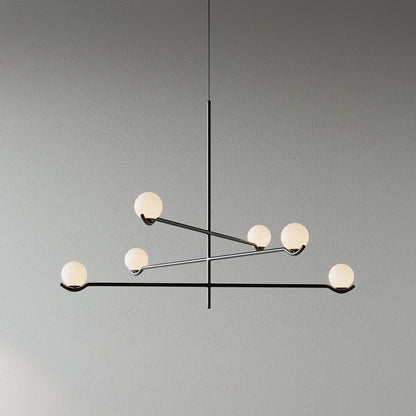 Baer Pendant Light 6-Lights ∅ 35.4″ x H 24.4″ / Black