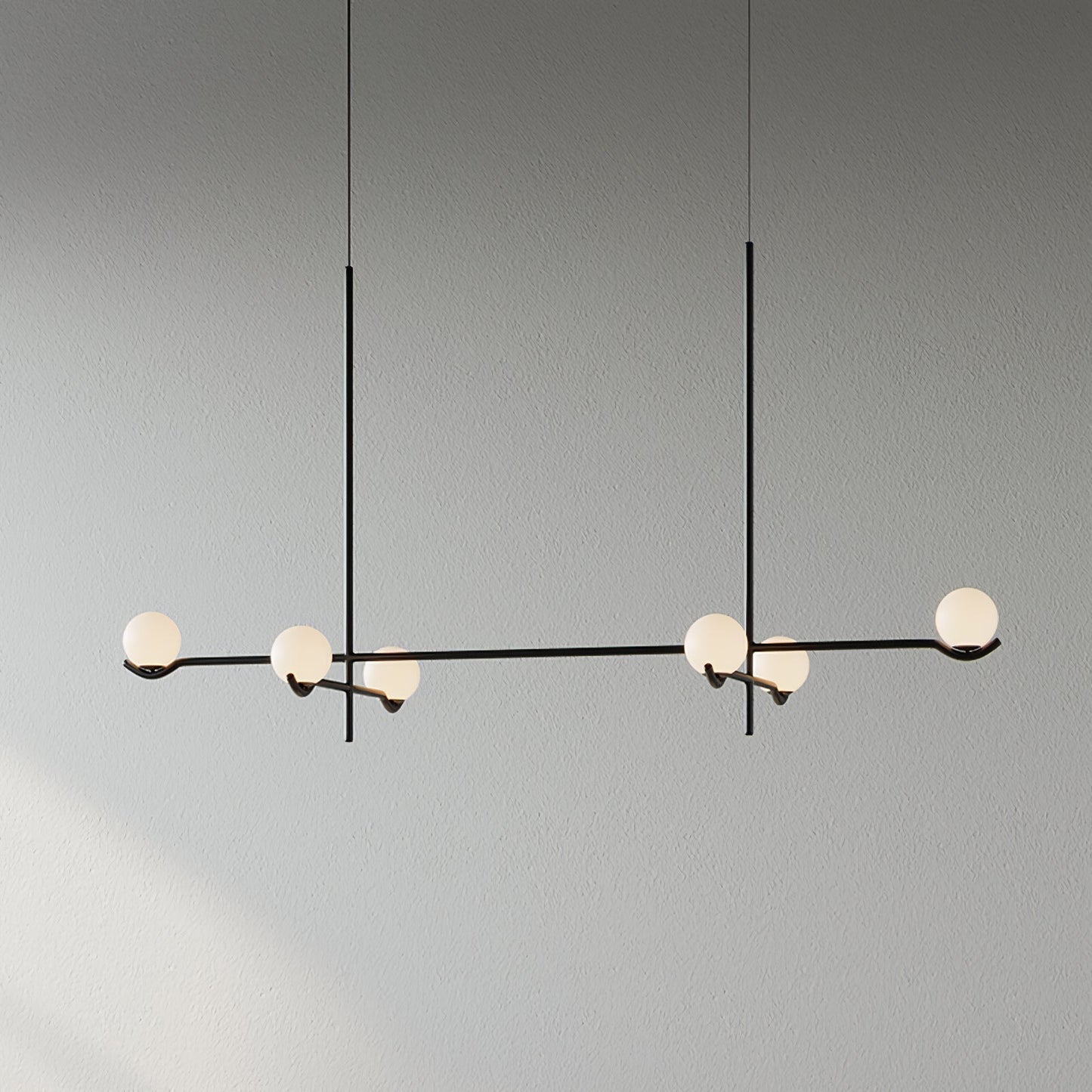 Baer Pendant Light 6-Lights ∅ 47.2″ x H 24.4″ / Black