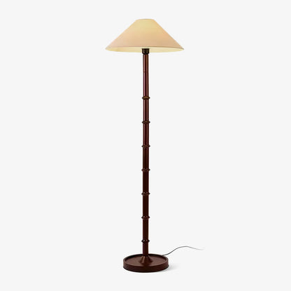 Bamboo Knot Floor Lamp ∅ 19.7″ x H 65″ / Walnut Color / US Plug Floor lamp