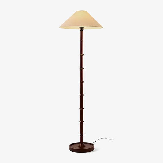 Bamboo Knot Floor Lamp ∅ 19.7″ x H 65″ / Walnut Color / US Plug Floor lamp