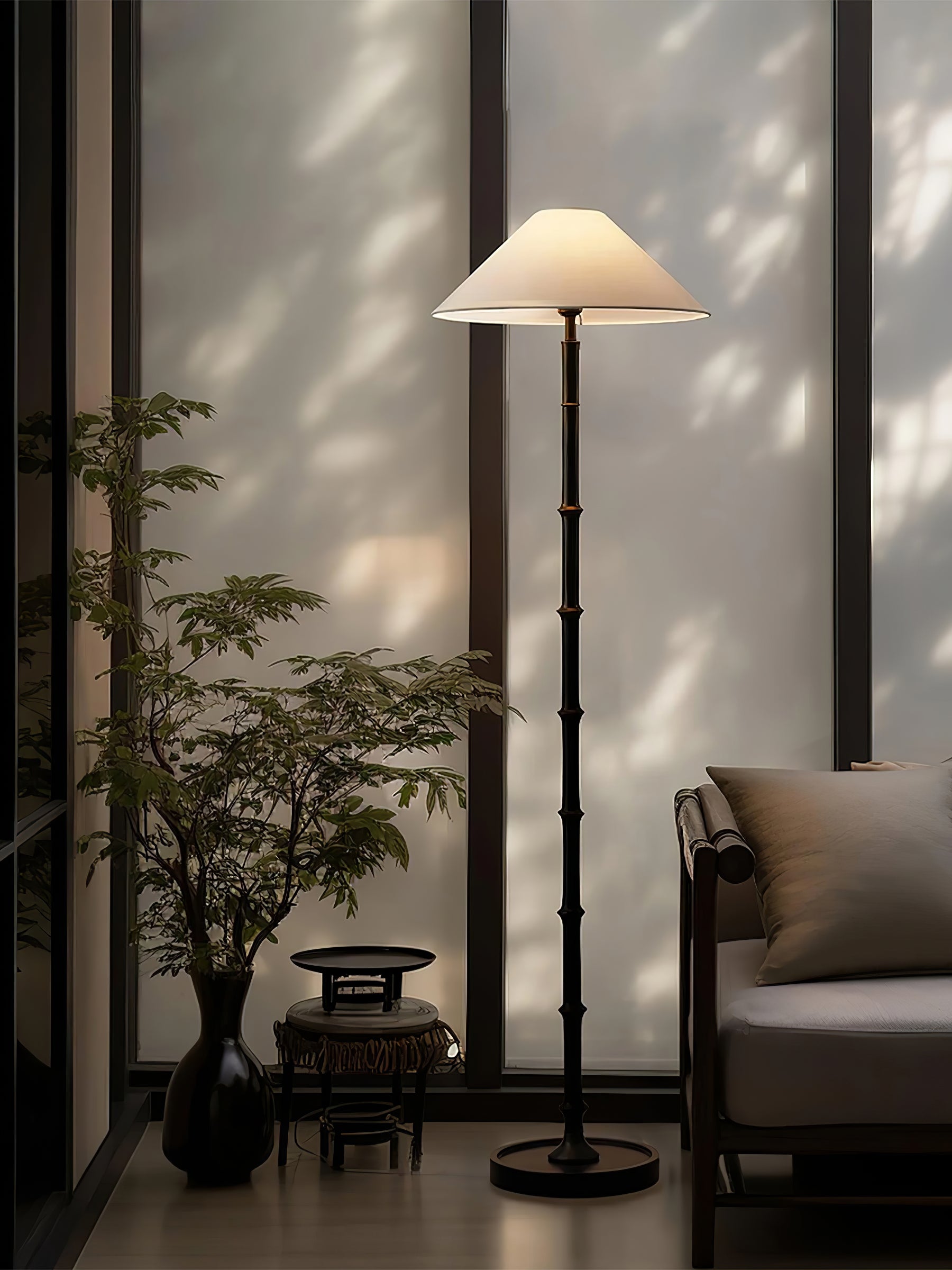 Bamboo Knot Floor Lamp Floor lamp