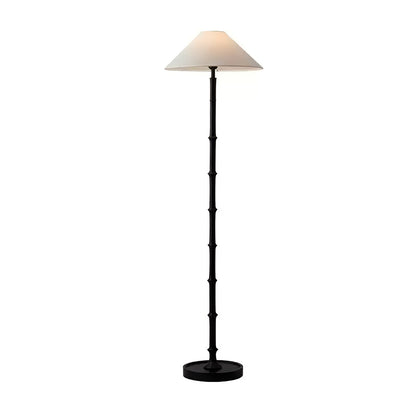 Bamboo Knot Floor Lamp ∅ 19.7″ x H 65″ / Black / US Plug Floor lamp