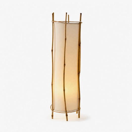 Bamboo Veil Lantern Floor Lamp