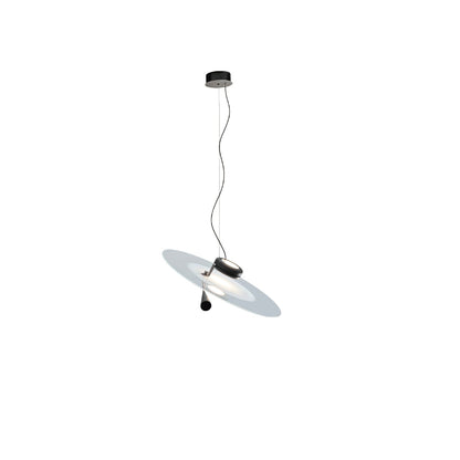 Bascula Pendant Lamp ∅ 19.7″ x H 7.1″ / Dia 50cm x H 18cm / Black / Warm Light Pendant light
